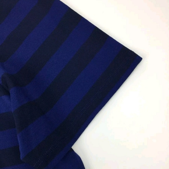 Greyson XL Blue Striped Polo Shirt - Picture 3 of 7